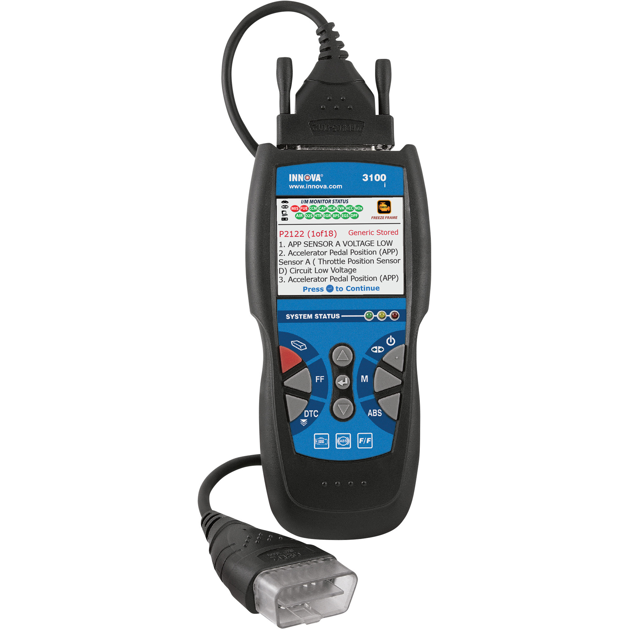 Innova Premium CanOBD-II with ABS Diagnostic Tool, Model# 3100